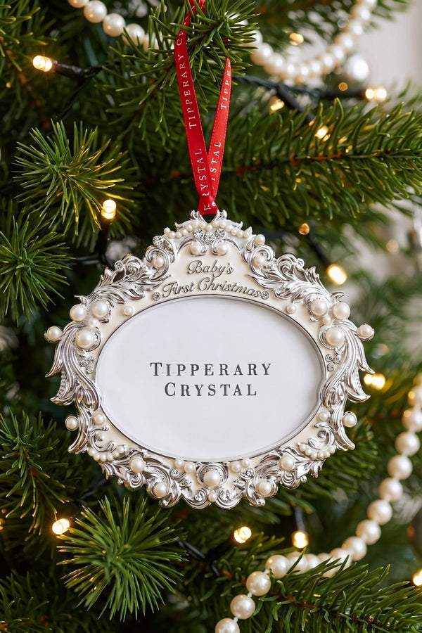 Carraig Donn Pearl Baby's 1st Christmas Tree Decoration