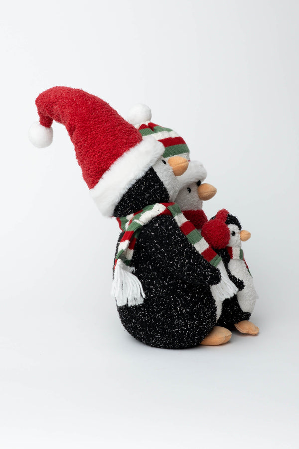 Carraig Donn Penguin Family Christmas Decoration