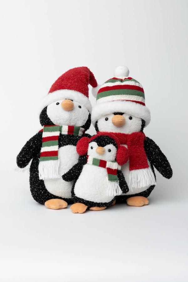 Carraig Donn Penguin Family Christmas Decoration