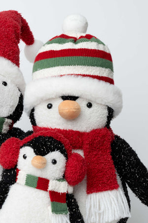Carraig Donn Penguin Family Christmas Decoration