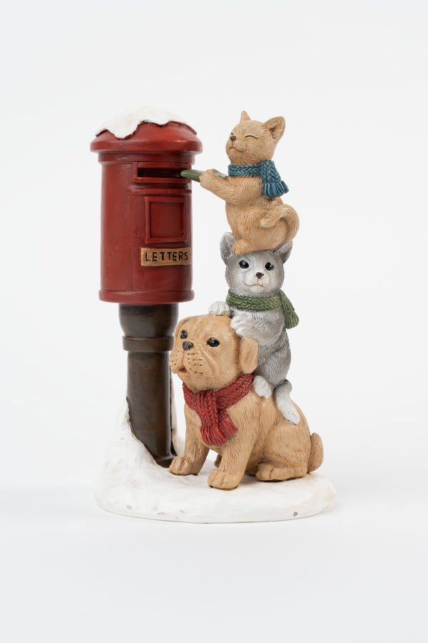 Carraig Donn Pets Posting Letters To Santa Christmas Decoration