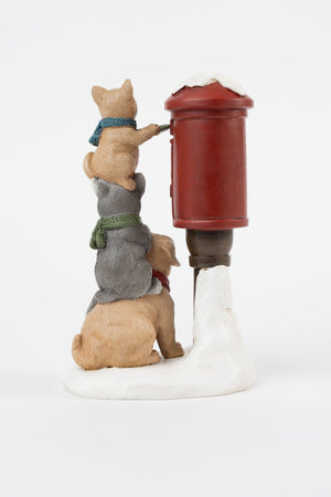 Carraig Donn Pets Posting Letters To Santa Christmas Decoration