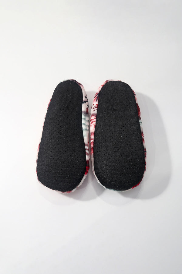 Carraig Donn Pink Christmas Tree Print Slipper Socks