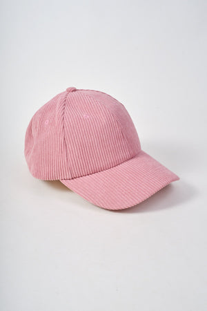 Carraig Donn Pink Corduroy Baseball Cap
