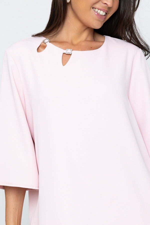 Carraig Donn Pink Diamante Detail Top