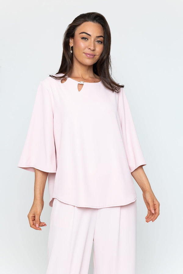 Carraig Donn Pink Diamante Detail Top