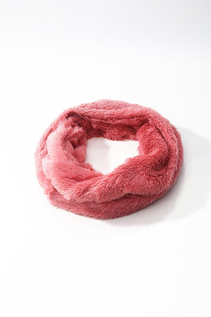 Carraig Donn Pink Faux Fur Snood
