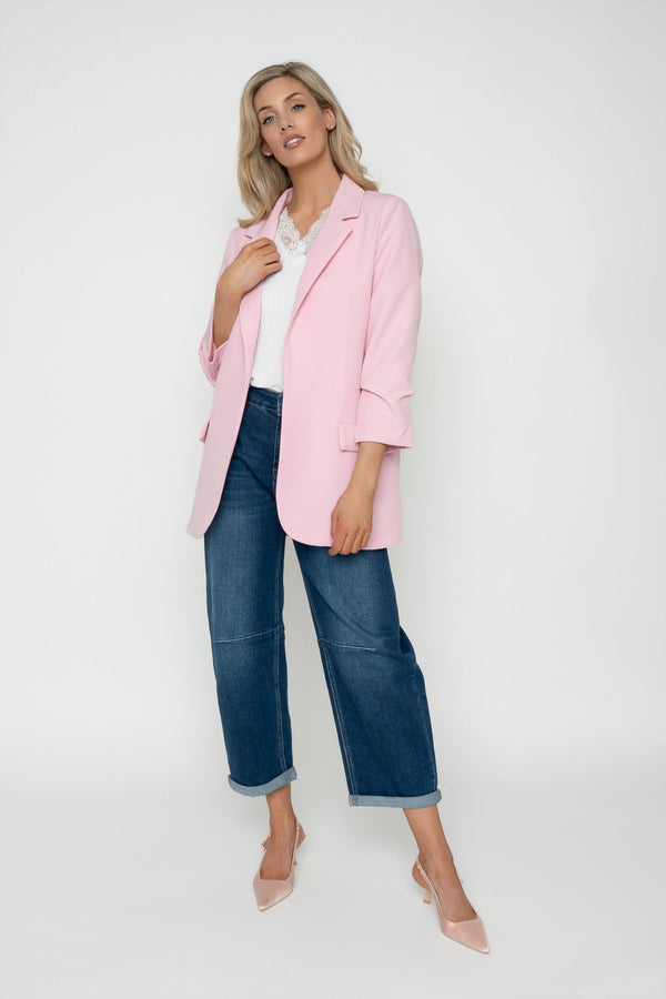 Carraig Donn Pink Longline Blazer