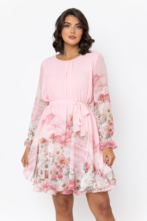 Carraig Donn Pink Michelle Knee Length Dress