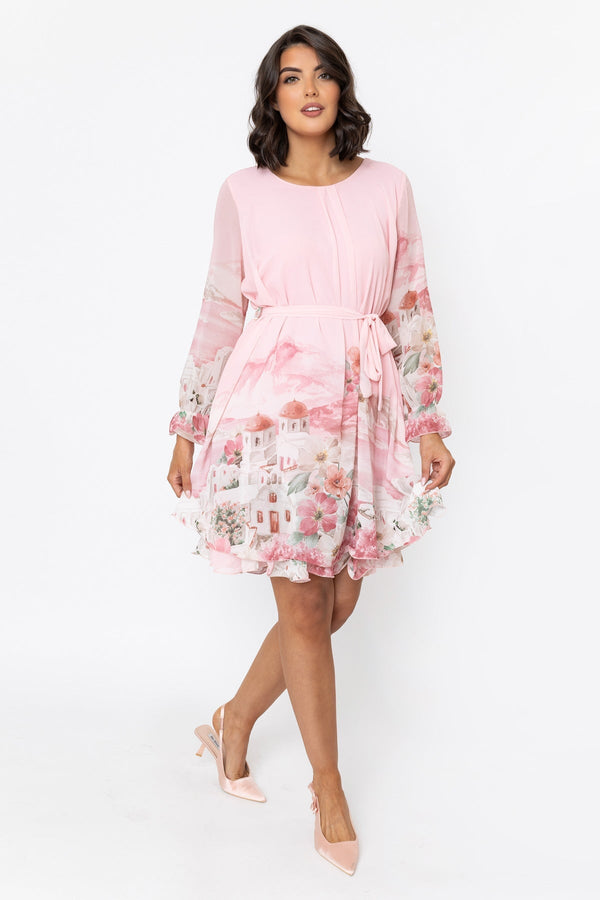 Carraig Donn Pink Michelle Knee Length Dress