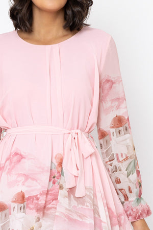 Carraig Donn Pink Michelle Knee Length Dress