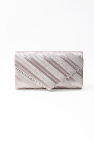 Carraig Donn Pink Shimmer Envelope Clutch Bag
