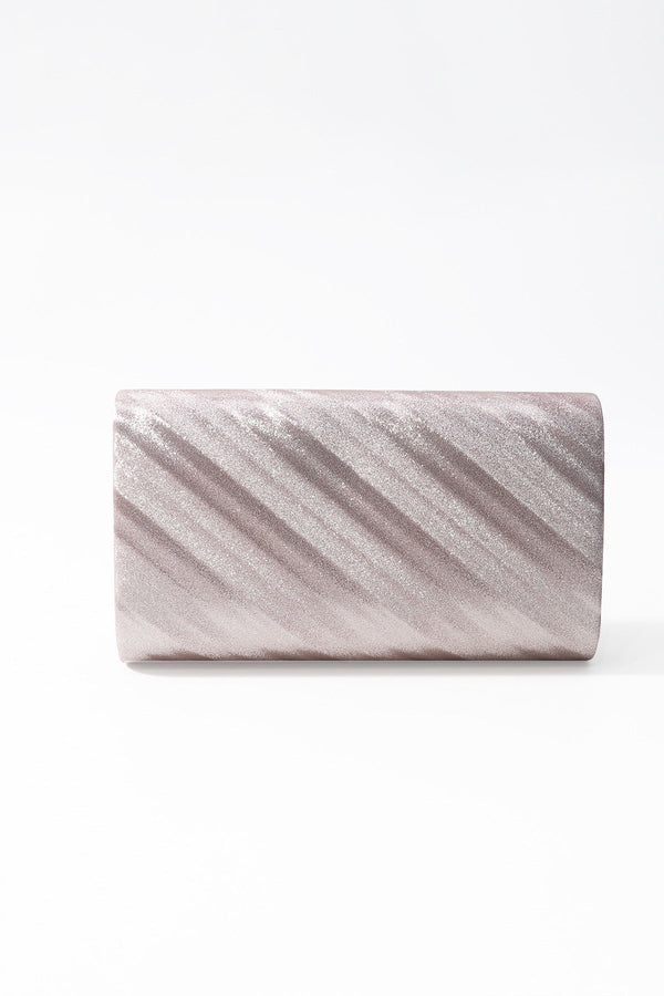 Carraig Donn Pink Shimmer Envelope Clutch Bag