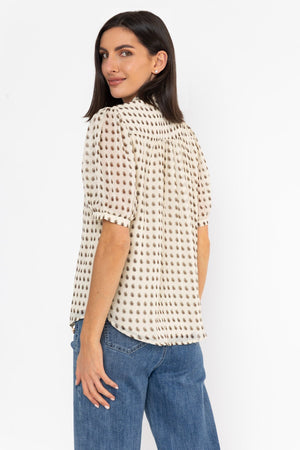 Carraig Donn Pussy Bow Paisley Blouse