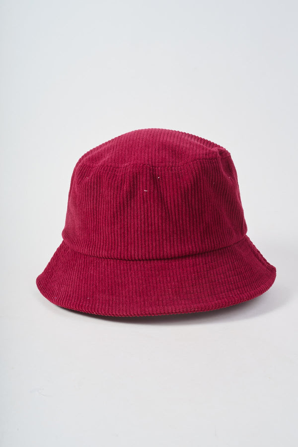Carraig Donn Red Corduroy Bucket Hat