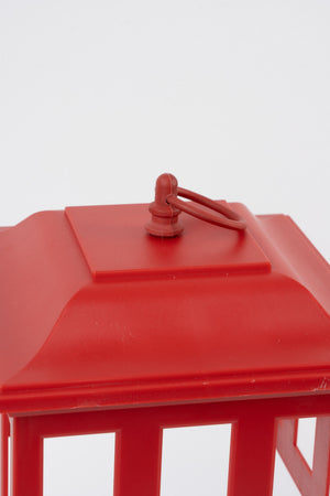Carraig Donn Red Led Lantern Large