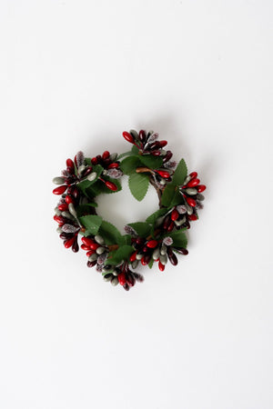 Carraig Donn Red Mini Berry Dinner Candle Ring