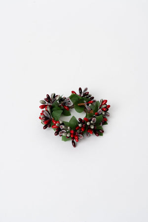 Carraig Donn Red Mini Berry Dinner Candle Ring