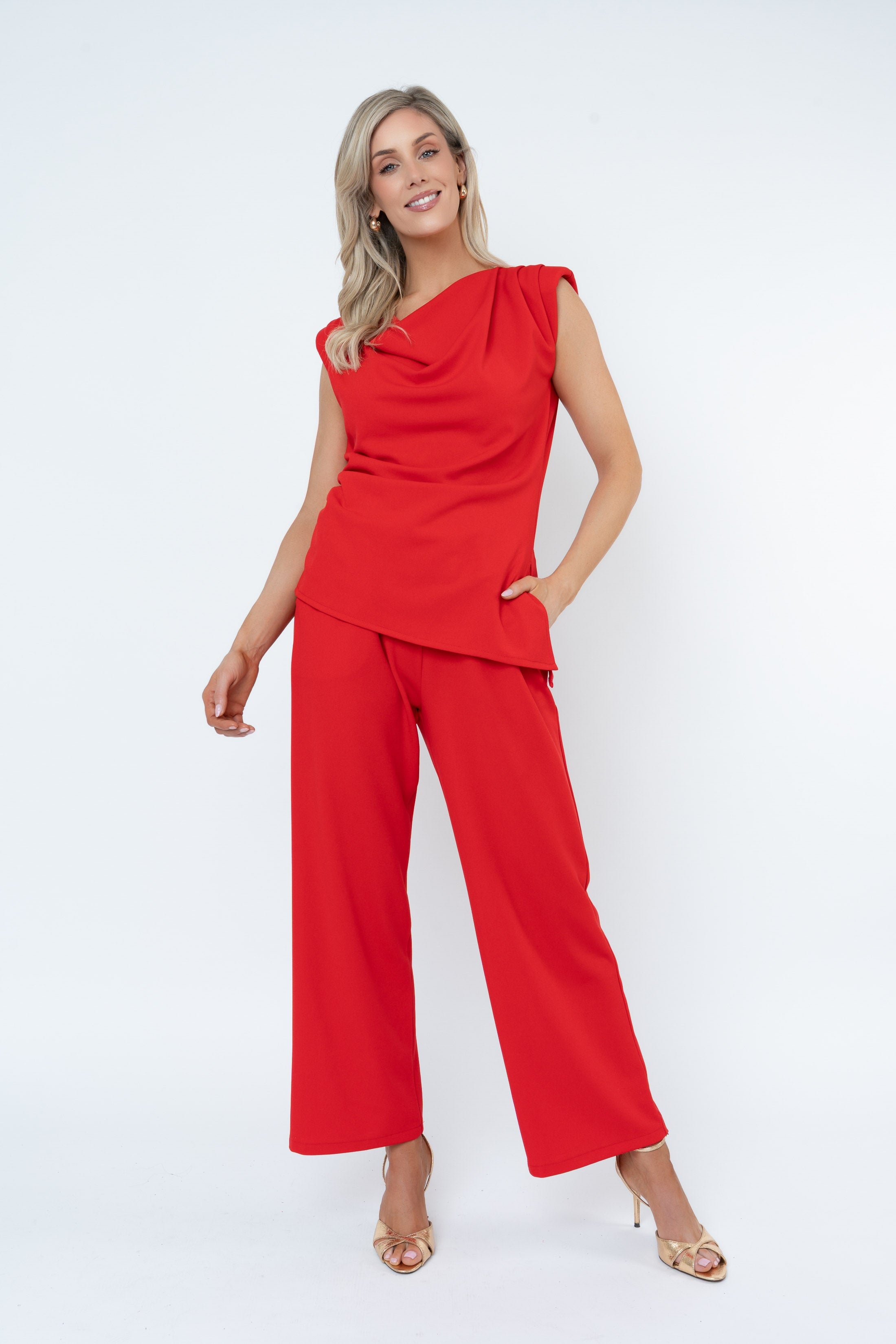 Red Scuba Trousers
