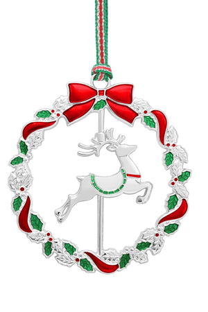 Carraig Donn Reindeer Wreath Christmas Decoration