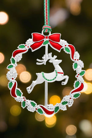 Carraig Donn Reindeer Wreath Christmas Decoration