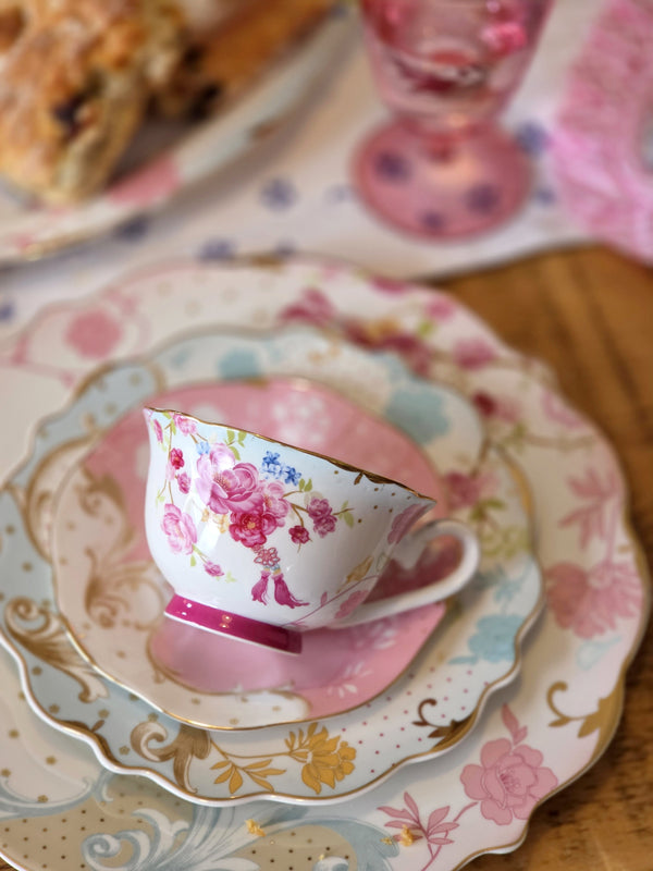 Carraig Donn Rosa Belle Cups & Saucer Set