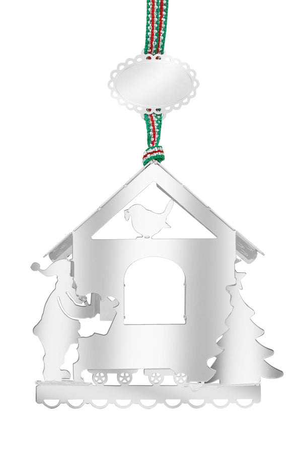 Carraig Donn Santa And Robin Christmas Decoration
