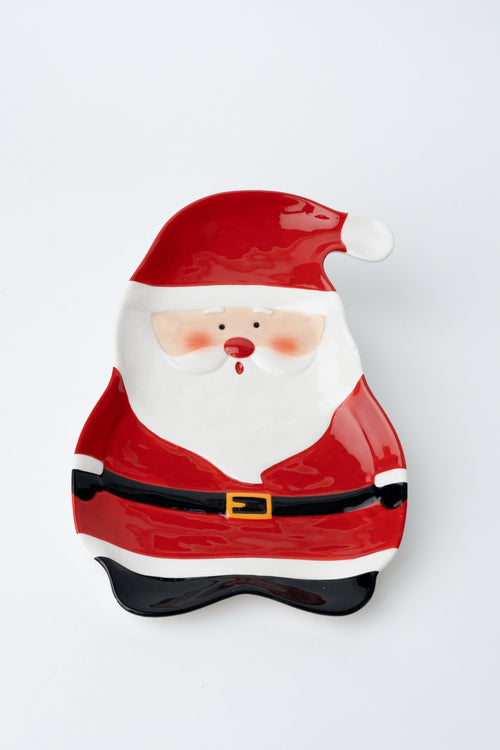 Santa Christmas Serving Plate