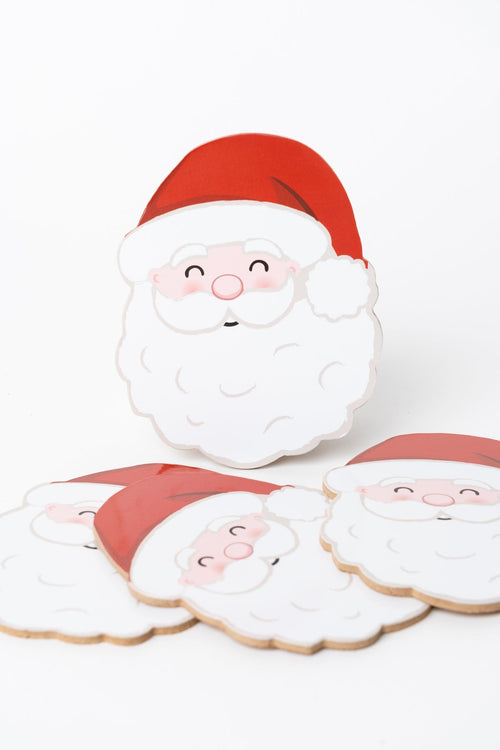 Set Of 6 Santa Christmas Coaster