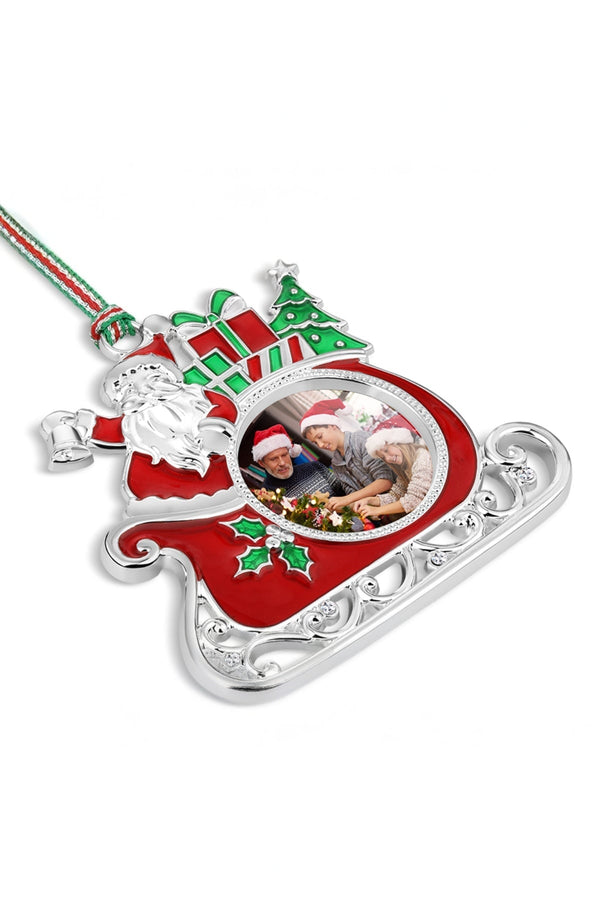 Carraig Donn Santa On Sleigh Photoframe Decoration