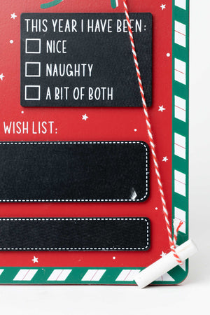 Carraig Donn Santa Wish List Christmas Decoration