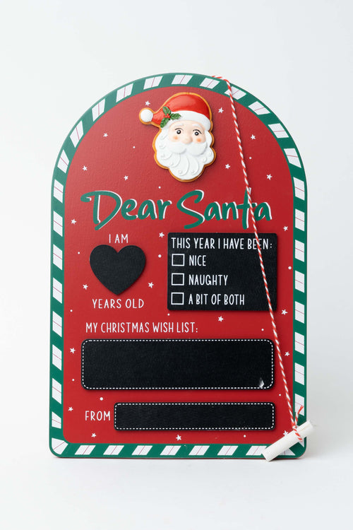 Santa Wish List Christmas Decoration