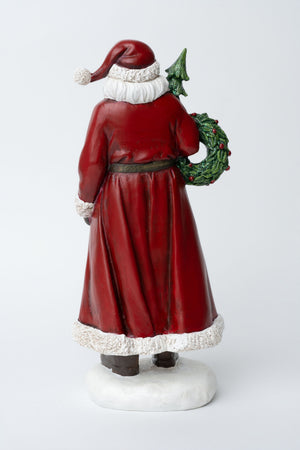 Carraig Donn Santa With Tree & Wreath Christmas Decoration