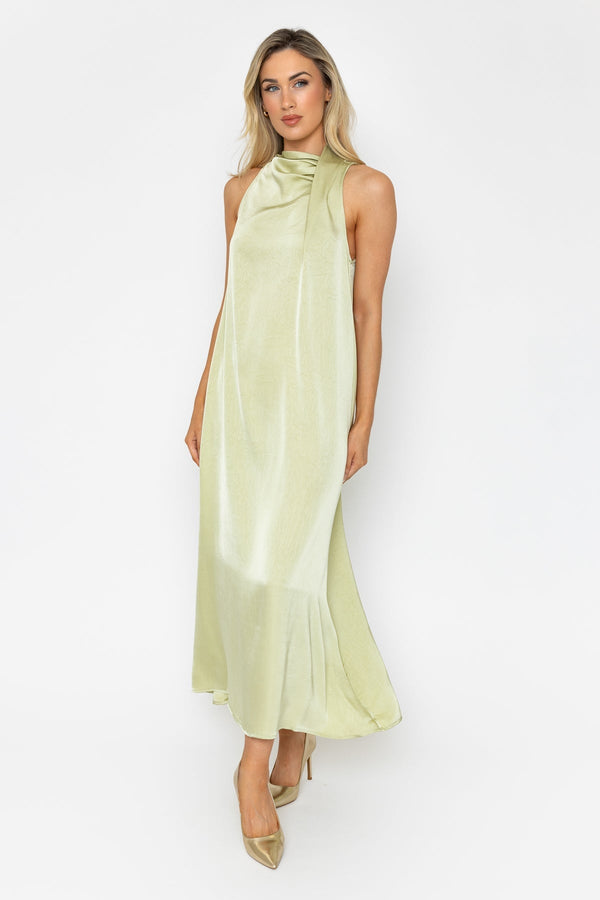 Carraig Donn Satin Sheath Dress