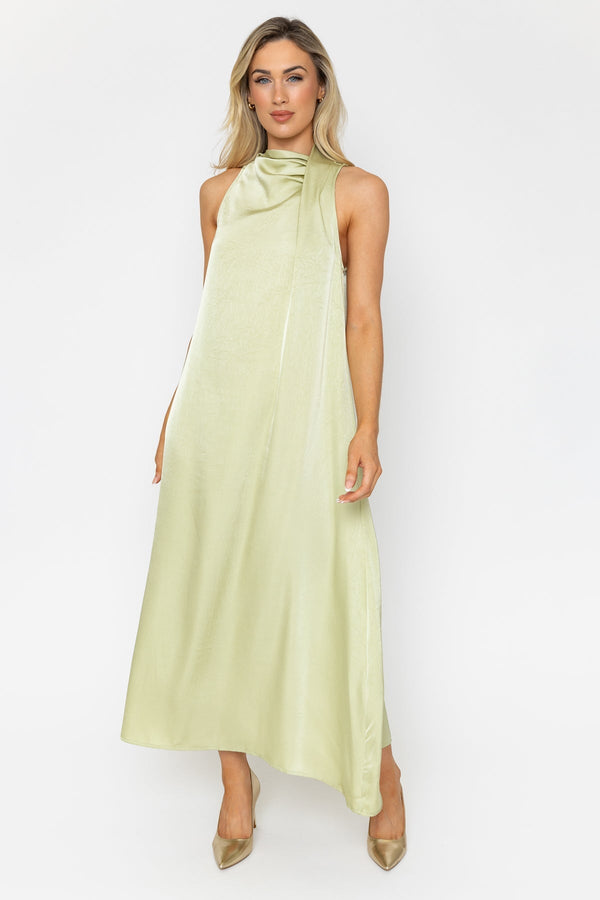 Carraig Donn Satin Sheath Dress