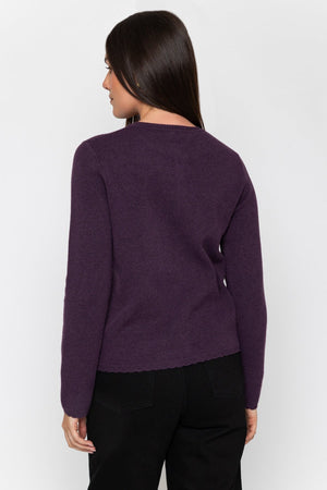 Carraig Donn Scallop Detail Cardigan