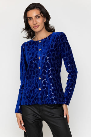 Carraig Donn Sequin Velvet Top
