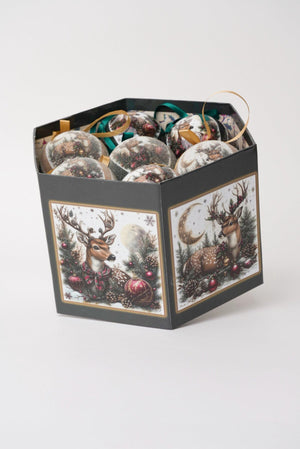 Carraig Donn Set Of 14 Reindeer Christmas Baubles