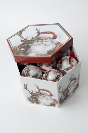 Carraig Donn Set Of 14 Santa Christmas Baubles