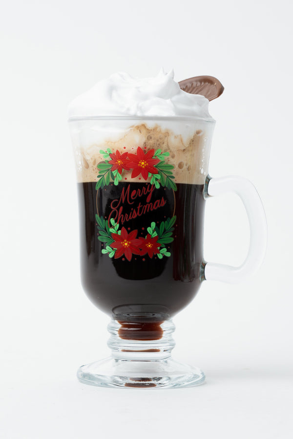 Carraig Donn Set Of 2 Christmas Irish Coffee Glasses