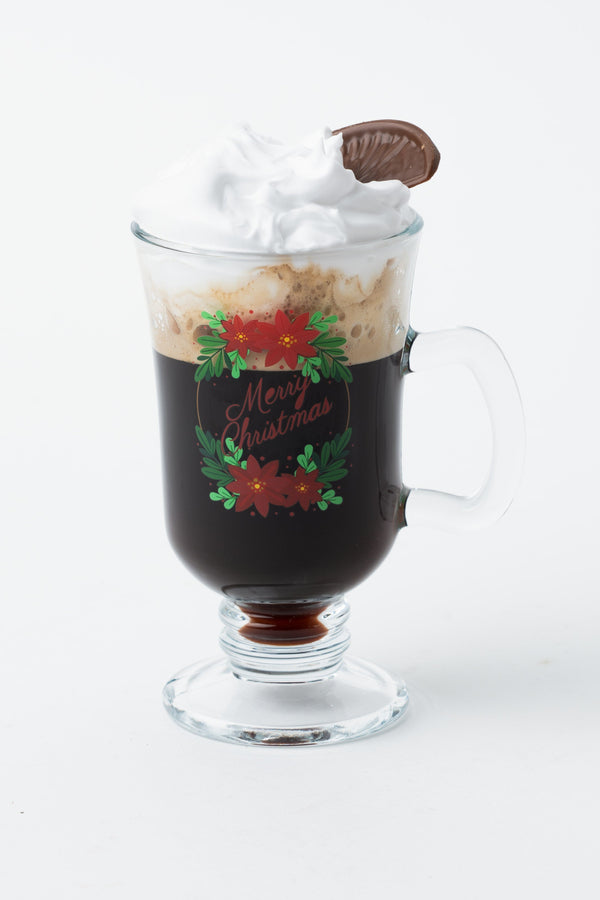 Carraig Donn Set Of 2 Christmas Irish Coffee Glasses