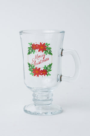 Carraig Donn Set Of 2 Christmas Irish Coffee Glasses