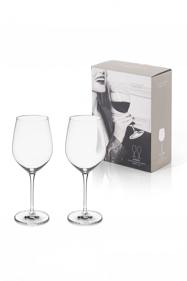 Carraig Donn Set Of 2 Eternity Crystal Wine Glasses