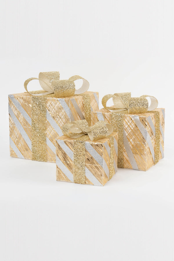 Carraig Donn Set Of 3 Box With Gold Bow