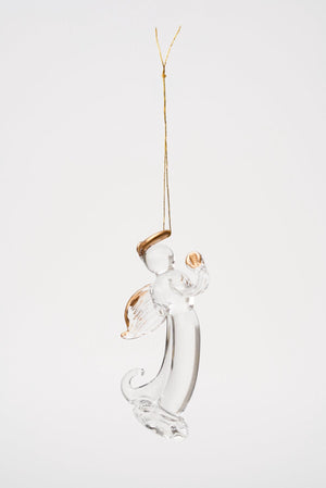 Carraig Donn Set Of 3 Glass Angel Christmas Tree Decorations