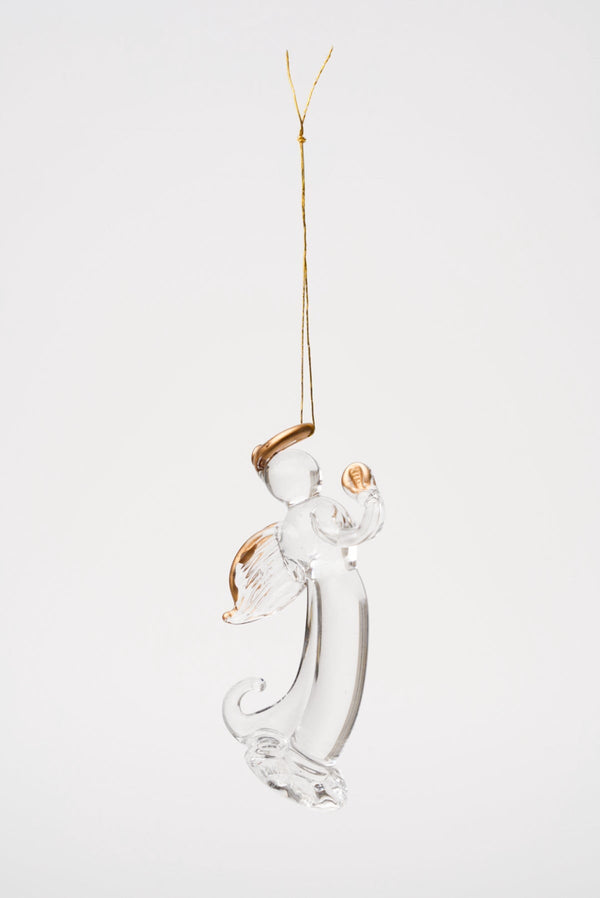 Carraig Donn Set Of 3 Glass Angel Christmas Tree Decorations