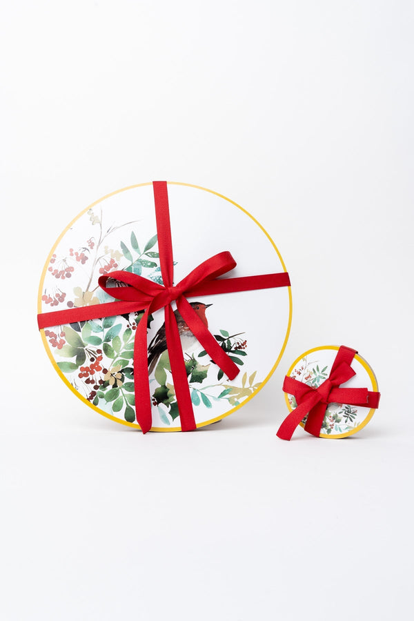 Carraig Donn Set Of 6 Christmas Robin Coaster