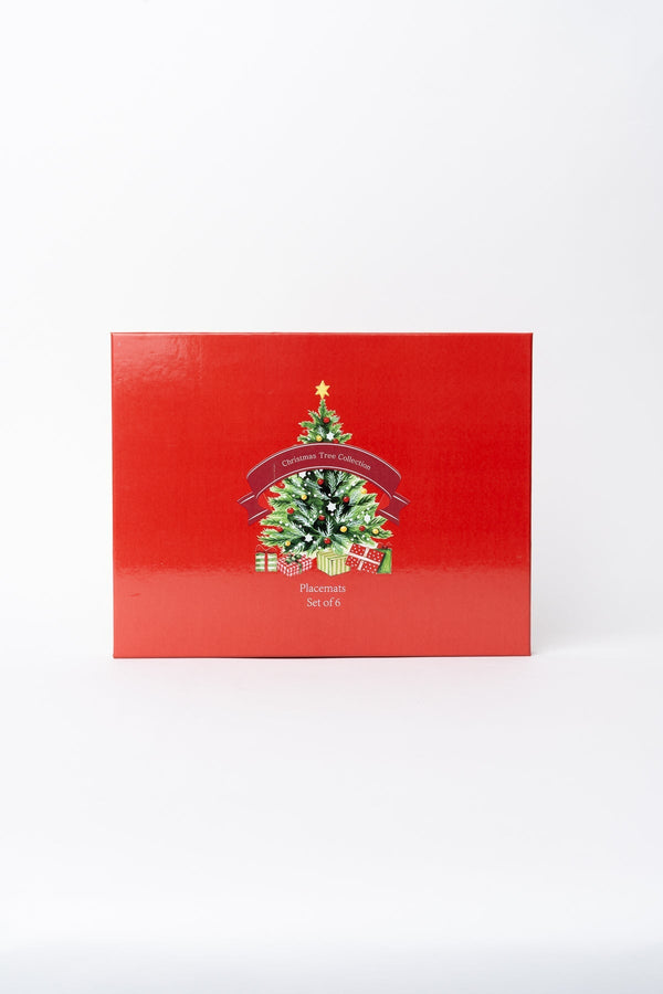 Carraig Donn Set Of 6 Christmas Tree Placemats