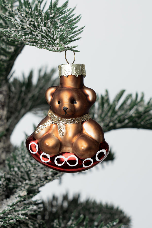 Carraig Donn Set Of 6 Glass Novelty Christmas Tree Decorations