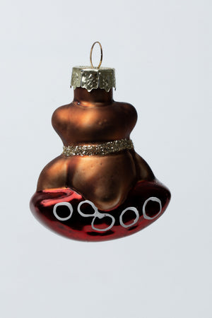 Carraig Donn Set Of 6 Glass Novelty Christmas Tree Decorations